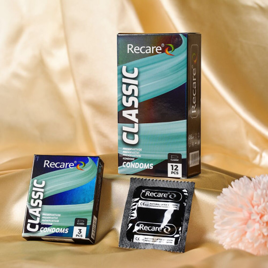 Классические презервативы, 12 шт Holographic Recare Classic Condoms