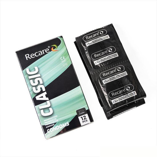 Классические презервативы, 12 шт Holographic Recare Classic Condoms