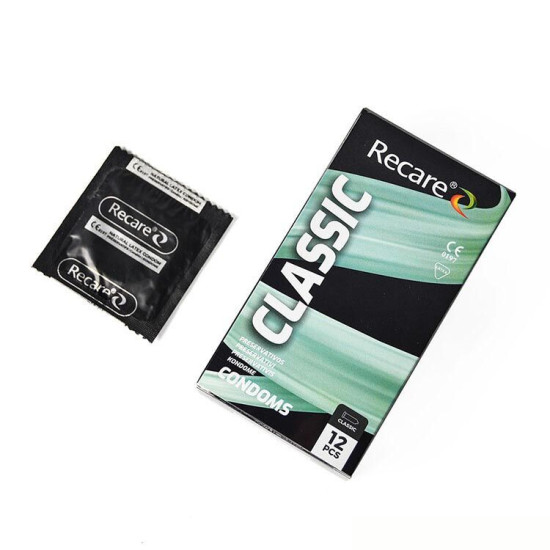 Классические презервативы, 12 шт Holographic Recare Classic Condoms
