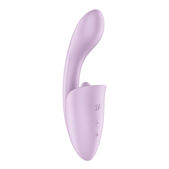 Вагинально-клиторальный вибратор с язычком Satisfyer Tongue Expert