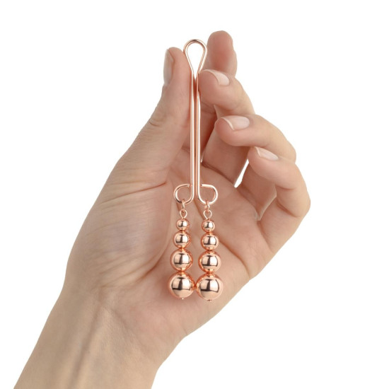 Затискач для клітора Rosy Gold Clitoris Clamp Subtle Weight