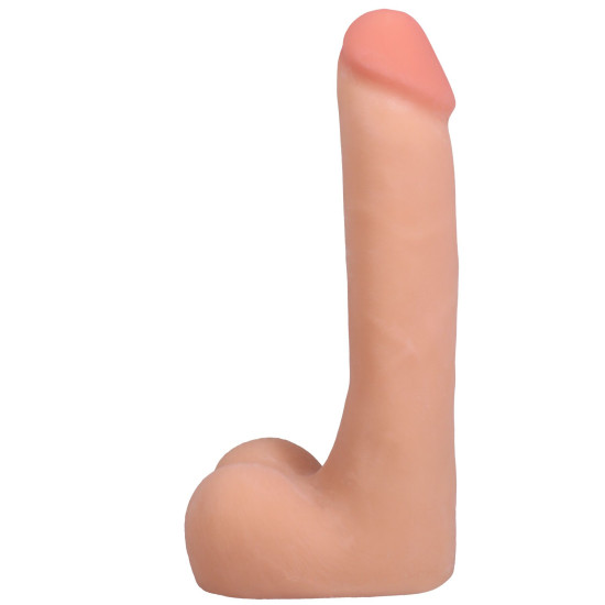 Фалоімітатор з мошонкою, довжина 22.9 см, ванільний Doc Johnson The Realistic Cock ULTRASKYN - 9 Inch with Balls Vanilla
