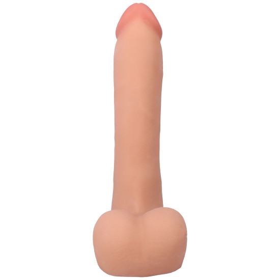 Фалоімітатор з мошонкою, довжина 22.9 см, ванільний Doc Johnson The Realistic Cock ULTRASKYN - 9 Inch with Balls Vanilla