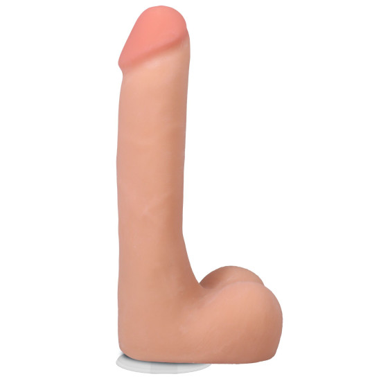 Фалоімітатор з мошонкою, довжина 22.9 см, ванільний Doc Johnson The Realistic Cock ULTRASKYN - 9 Inch with Balls Vanilla
