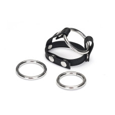 Эрекционное кольцо, в комплекте 3 сменных кольца (32 mm, 35 mm, 38 mm) Liebe Seele Vegan Fetish