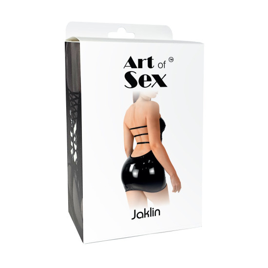 Сексуальное виниловое платье, красное Art of Sex Jaklin, L-2XL