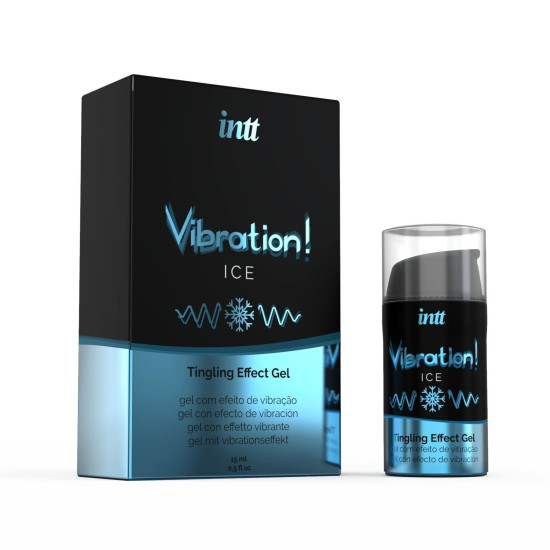 Рідкий вібратор Intt Vibration Ice (15 мл) (пом'ята упаковка!!!)