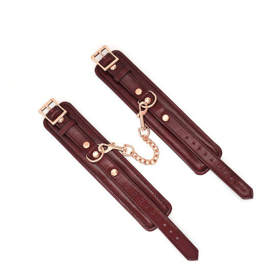 Наручники Liebe Seele Wine Red Wirst Cuffs (м'ята упаковка!!!)