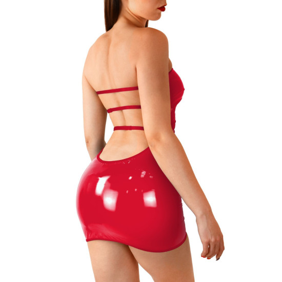 Сексуальное виниловое платье, красное Art of Sex Jaklin, L-2XL