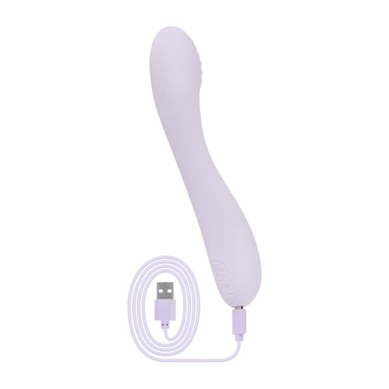 Вибратор для точки G из мягкого силикона, фиолетовый Good Vibes Only Sofi G-Spot Vibrator Soft Silicone Purple (мятая упаковка!!!)