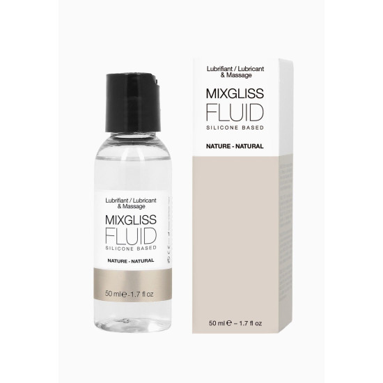 Лубрикант без запаха на силиконовой основе MixGliss FLUID NATURE, 50 ml