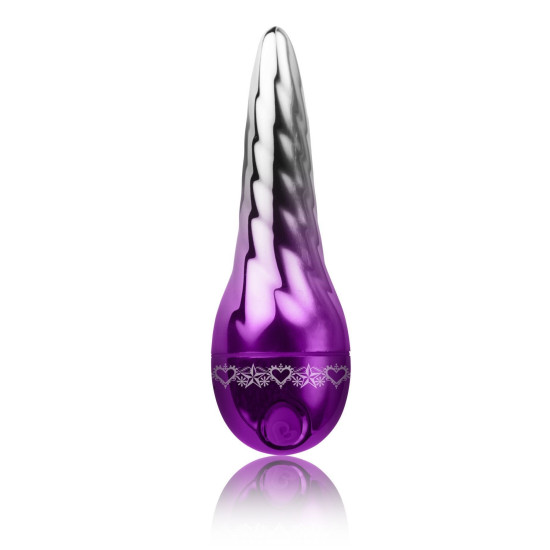 Минивибратор фиолетового цвета для точечной стимуляции Rocks Off Joycicles Purple