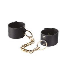 Наручники для сексу, чорні Bijoux Indiscrets Maze Wide Cuffs Black