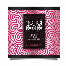 Пробник їстівної змазки зі смаком полуниці Sensuva Handipop Strawberry, 6 ml