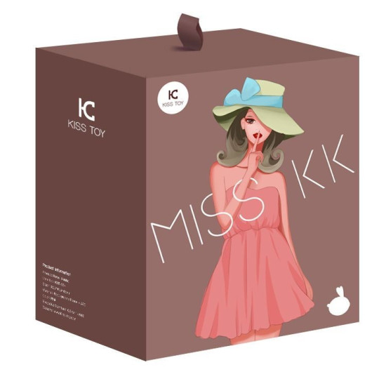 Вакуумный клиторальный стимулятор с вибрацией, розовый KisToy Miss KK Pink