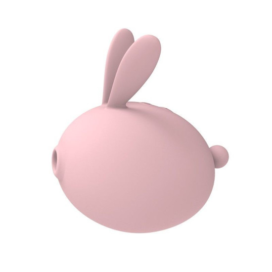 Вакуумный клиторальный стимулятор с вибрацией, розовый KisToy Miss KK Pink