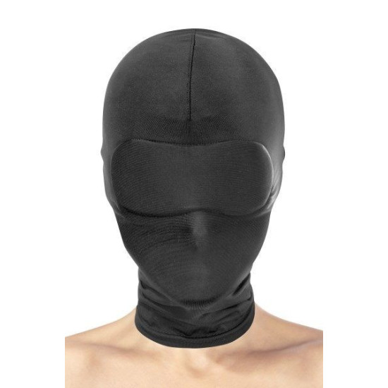 Капюшон для БДСМ із закритими очима і ротом Fetish Tentation Closed Hood