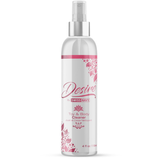 Засіб для очищення силіконових секс-іграшок Desire by Swiss Navy Toy & Body, 118 ml