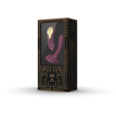 Смарт вибратор в трусики с насадкой и пультом ДУ, фиолетовый Zalo Aya Velvet Purple