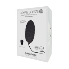 Віброяйце з пультом дистанційного керування, чорне Adrien Lastic Ocean Breeze 2.0 Black