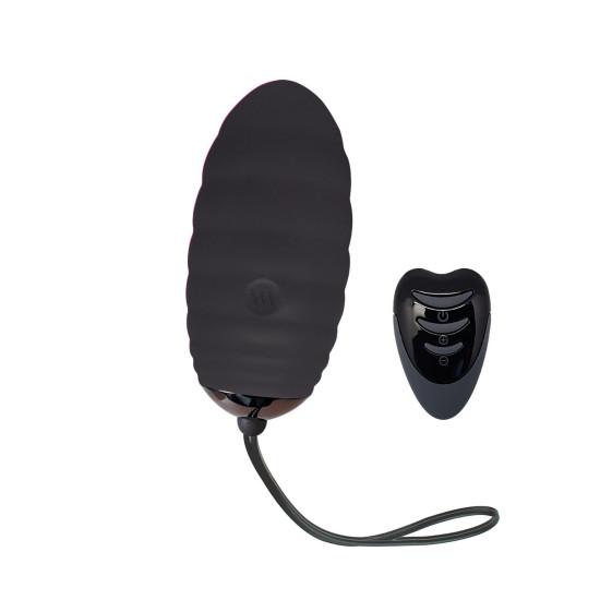Віброяйце з пультом дистанційного керування, чорне Adrien Lastic Ocean Breeze 2.0 Black