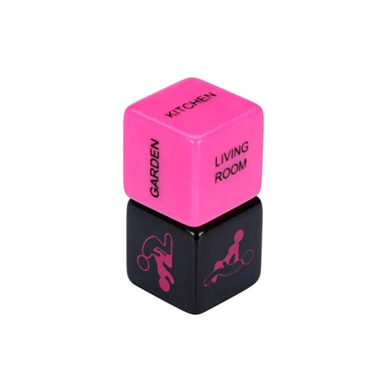 Набор пластиковых секс-кубиков Wooomy Ooo 5 Dice Set
