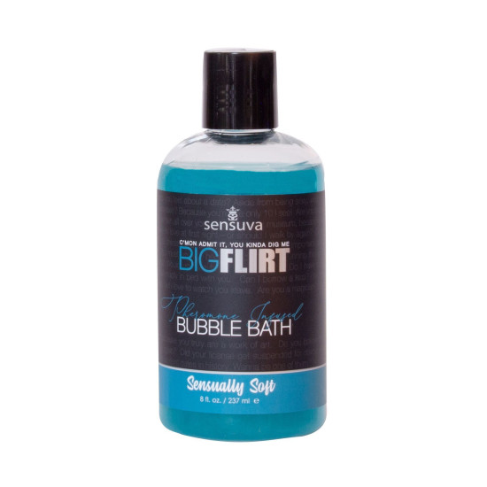 Пена для ванны с феромонами, аромат Sensually Soft Big Flirt Pheromone Bubble Bath Sensuva - Sensually Soft, 237 ml