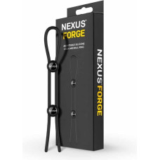 Ерекційне кільце з подвійною регульованою тугістю Nexus FORGE Double Adjustable Lasso Black