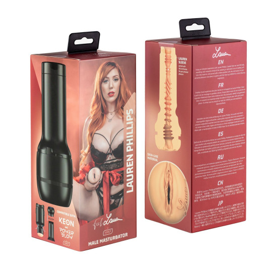 Мастурбатор, совместим с PowerBlow и Keon Kiiroo Feel Lauren Phillips PBC