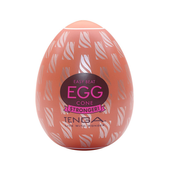 Мастурбатор-яйце з щільного TPE і пробник лубриканта, 5 ml Tenga Egg Cone