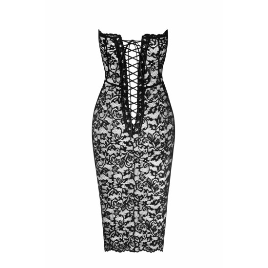Сукня міді з корсетним шнуруванням Noir Handmade F301 Catalyst Lace Up Midi Dress, M