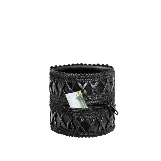 Жіночий наручний гаманець із потайною блискавкою Noir Handmade F326 Wrist Wallet with Hidden Zipper