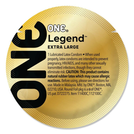 Набір презервативів, мегапак тюб ONE Legend Extra Large, 100 шт