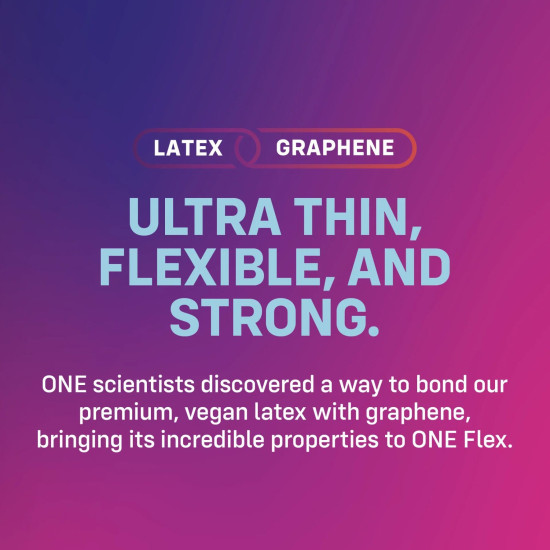Презервативи в подарунковій упаковці ONE Flex Graphene Condom, 10 шт.