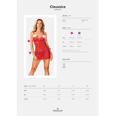 Сорочка Obsessive Claussica Chemise, XL/2XL