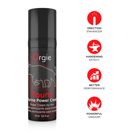 Крем для посилення ерекції Orgie Touro Power Cream, 15 ml