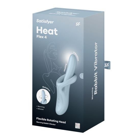 Вибратор, синий Satisfyer Heat Flex 4 Blue