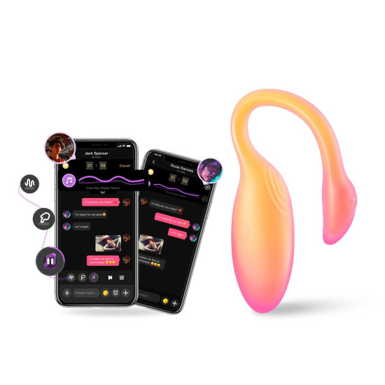 Смарт-виброяйцо оранжевое Magic Motion Flamingo Max Orange