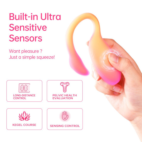 Смарт-виброяйцо оранжевое Magic Motion Flamingo Max Orange