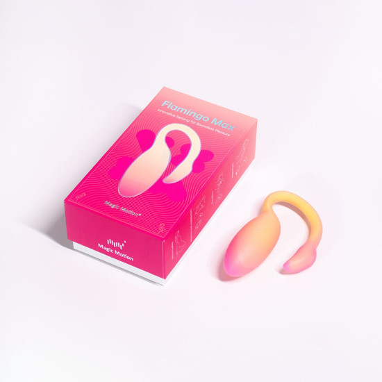 Смарт-виброяйцо оранжевое Magic Motion Flamingo Max Orange