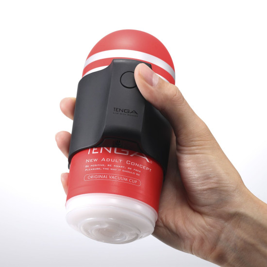 Вибронасадка с 7 режимами (в комплекте 2 мастурбатора) Tenga Cup Vibrator