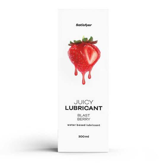 Лубрикант на водной основе с ягодным вкусом Satisfyer Juicy Lubricant Blast Berry, 300 ml