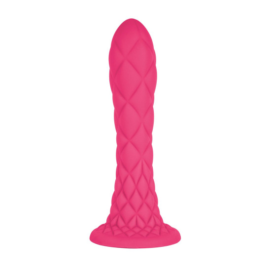 Фалоімітатор, рожевий SilexD Fantasy Liquid Silicone Dreamy Pink, 7 in