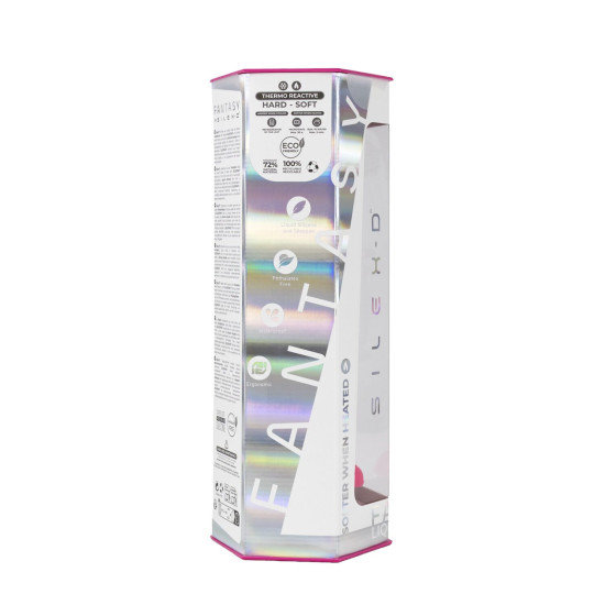 Фалоімітатор, рожевий SilexD Fantasy Liquid Silicone Dreamy Pink, 7 in