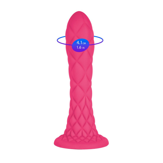 Фалоімітатор, рожевий SilexD Fantasy Liquid Silicone Dreamy Pink, 7 in