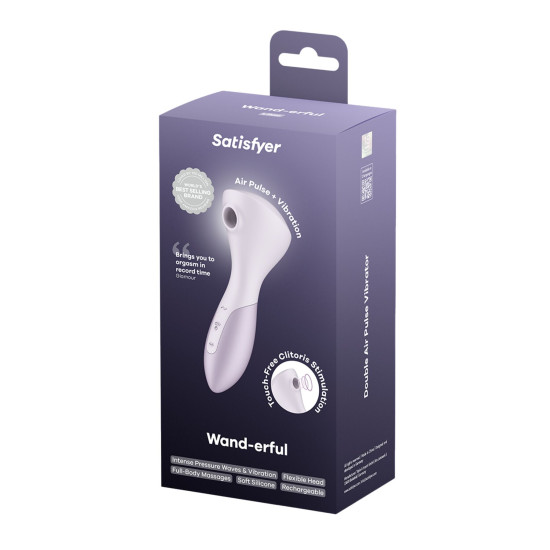 Вібромасажер з вакуумною кліторальною стимуляцією Satisfyer Wand-erful