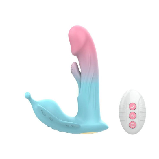 Носимый вибратор с вибрацией и манящим движением, пульт ДУ Loviss Becky Trigger Panty Vibrator