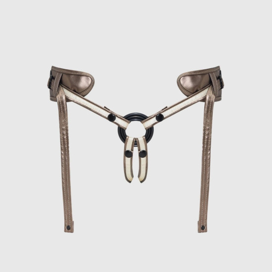 Трусы для страпона из экокожи Strap-On-Me Leatherette Harness Desirous - New Design