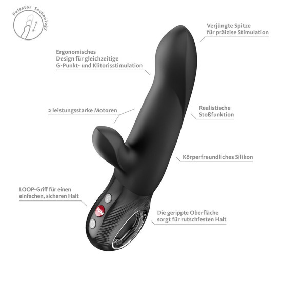 Пульсатор, черный Fun Factory Bi Stronic Arc Black