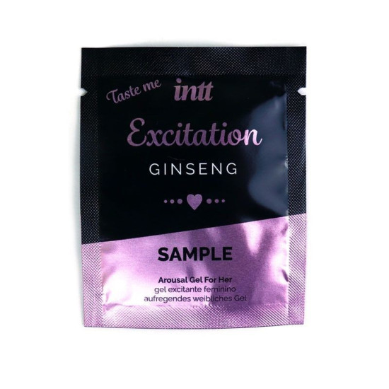 Пробник збуджуючі гелю з женьшенем Intt Excitation, 2 ml